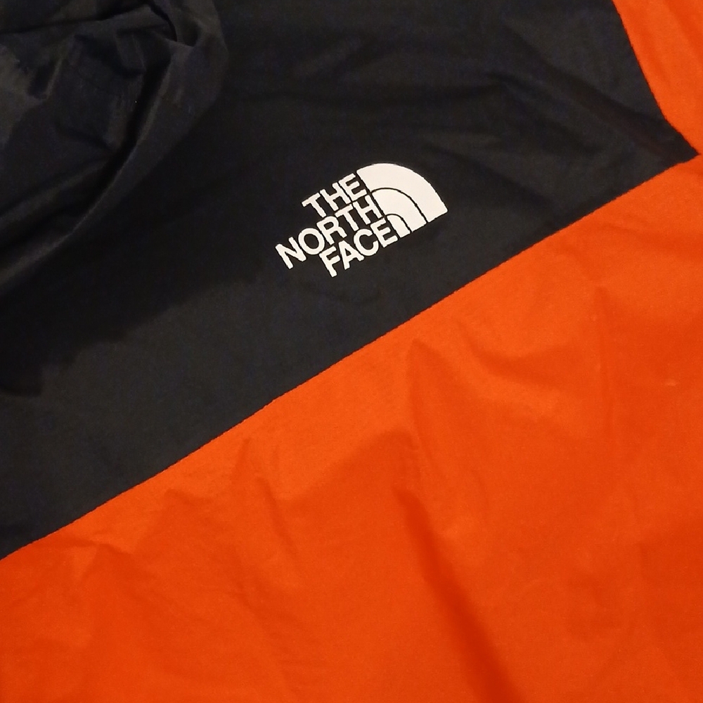 The North Face Black and Orange Raincoat - Picture 5 of 5
